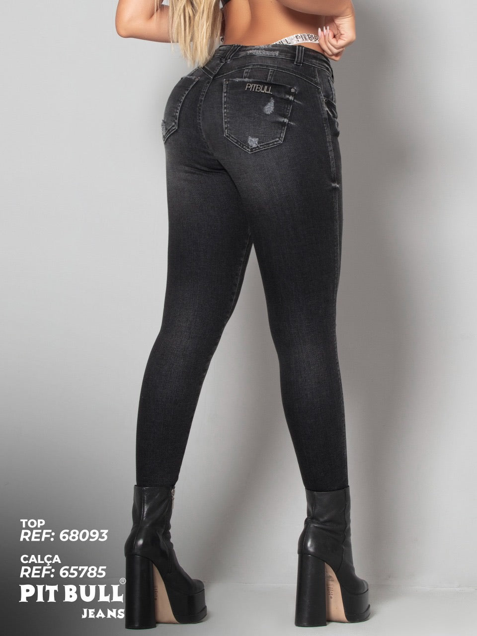 Calça Pit Bull Jeans Original Efeito Empina Bumbum Ref 65785