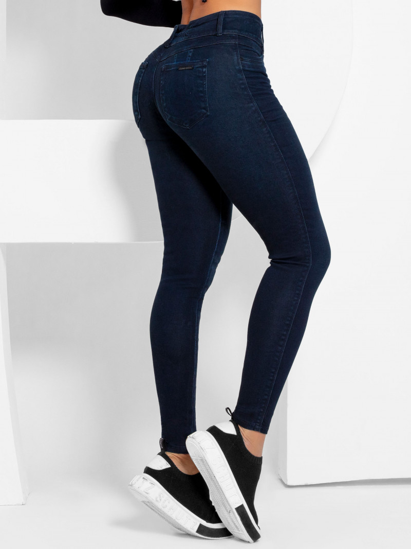 Calça Skinny  Dark Blue Pit Bull Jeans Original Ref 42491