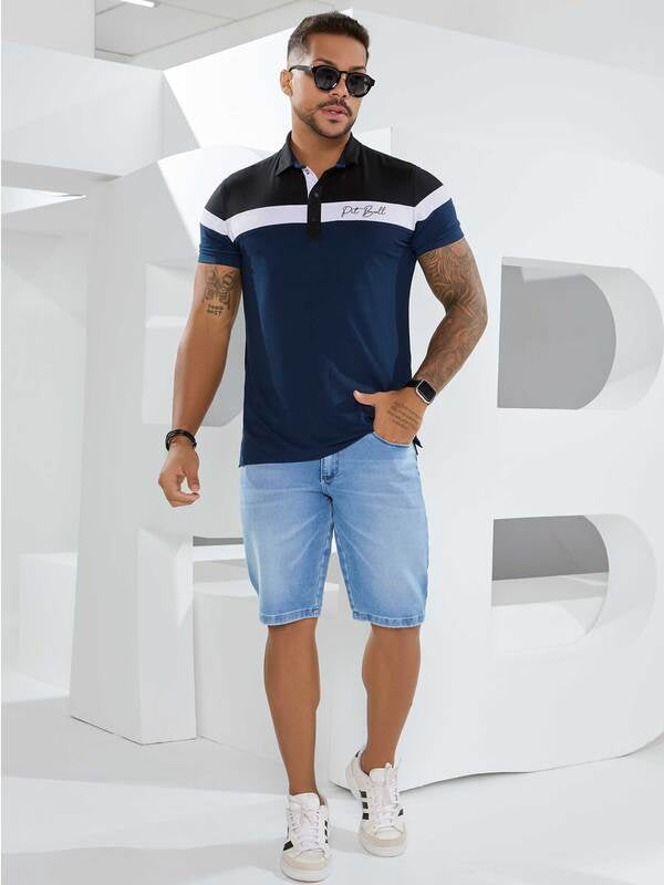 POLO MASCULINA PIT BULL Ref: 82078