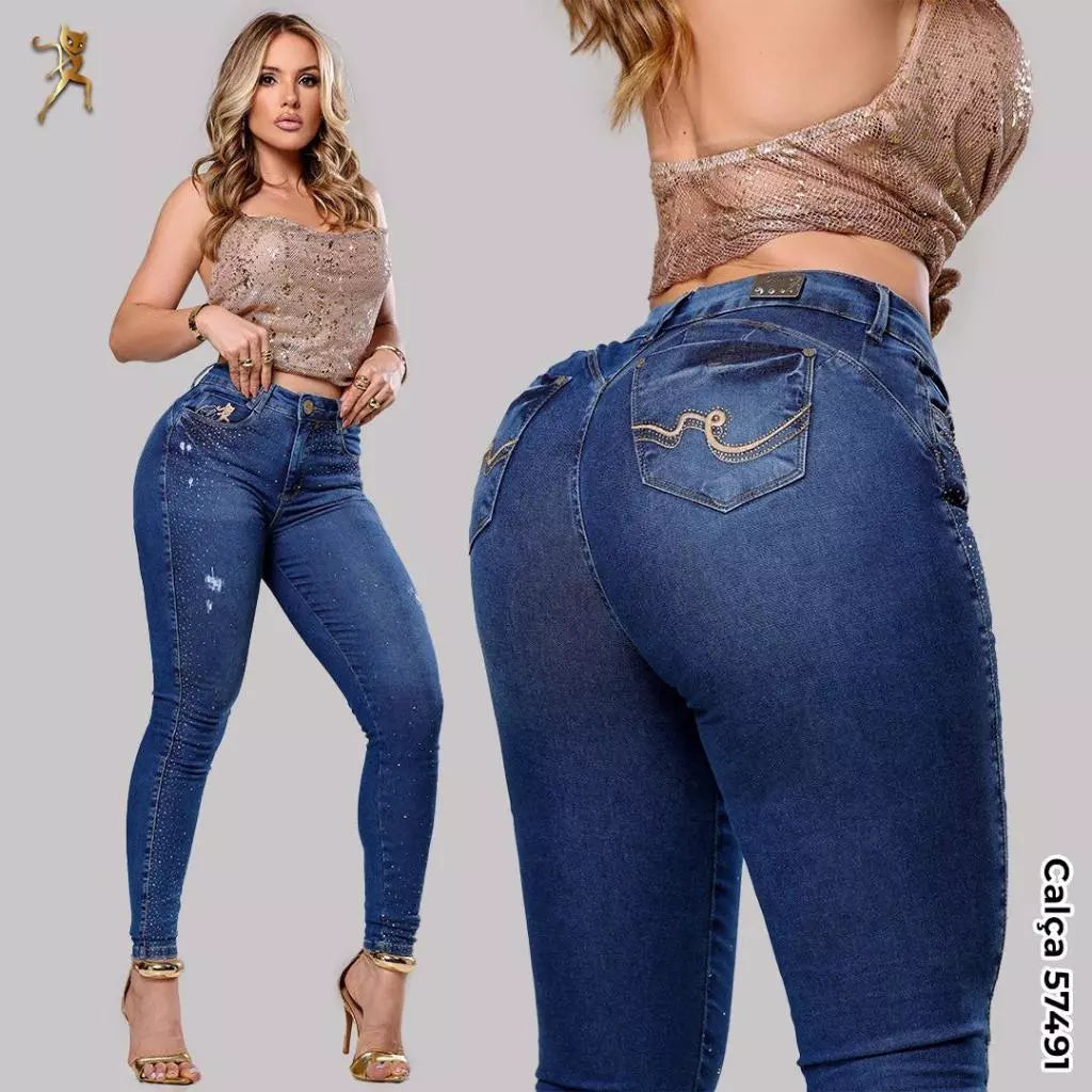 CALÇA FEMININIA RHERO JEANS REF 57491