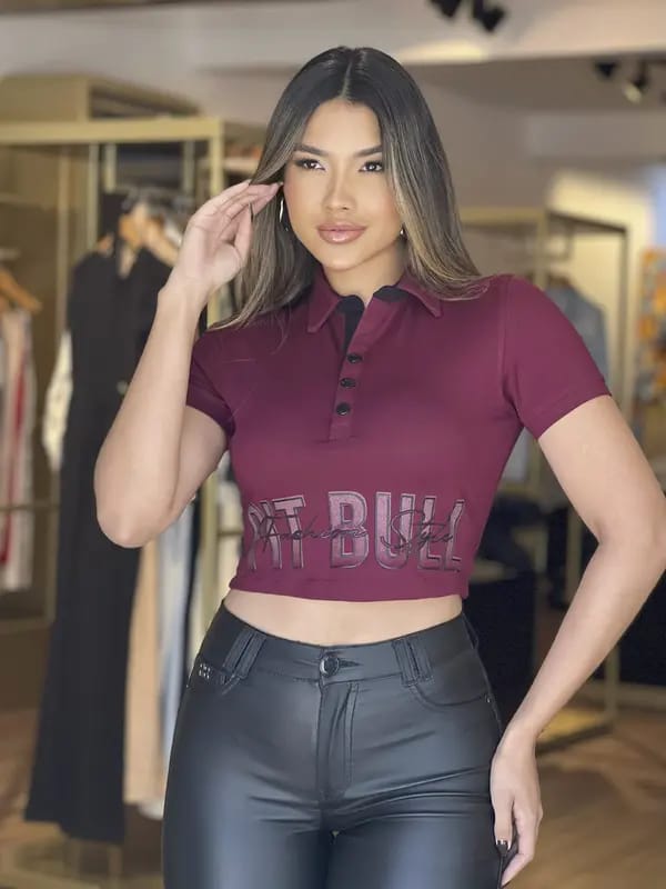 CROPPED POLO M/C PIT BULL JEANS REF 81476