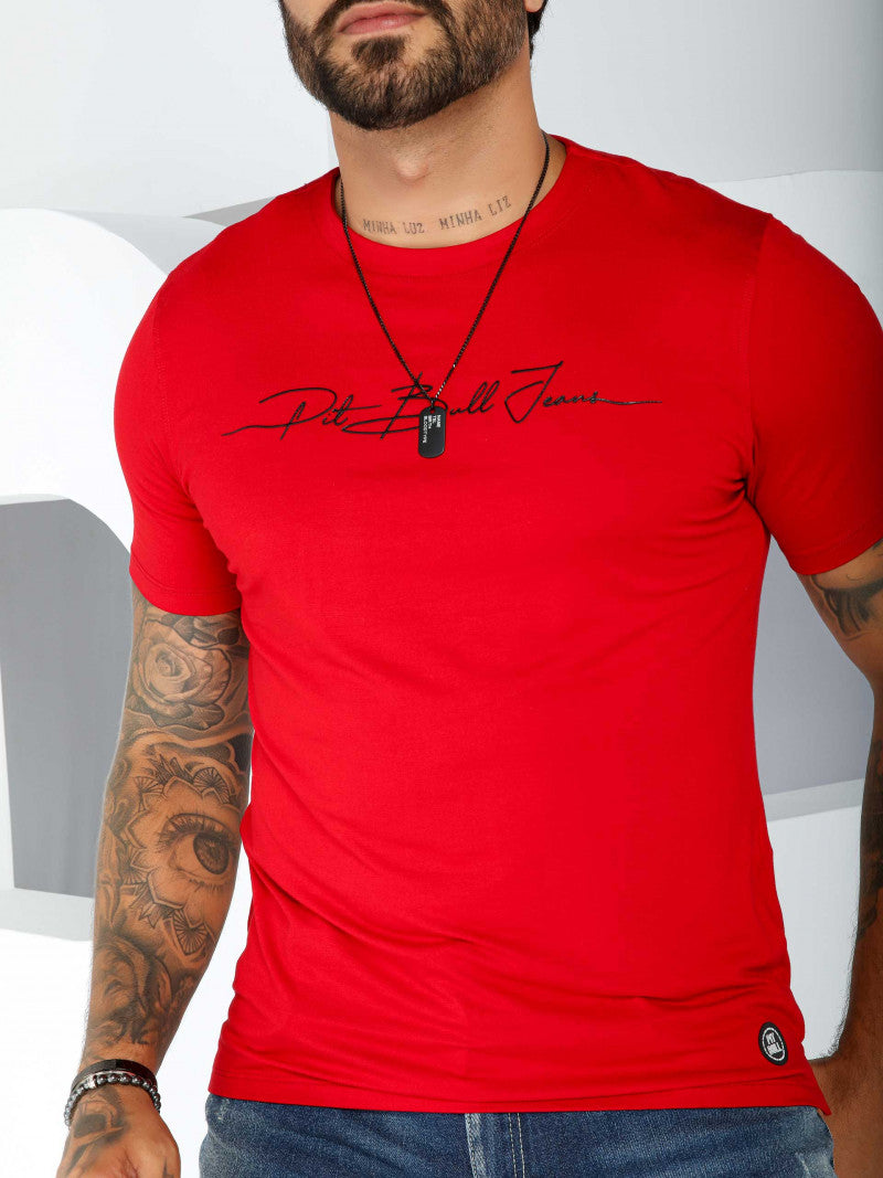 CAMISETA MASCULINA GOLA O REF 80520