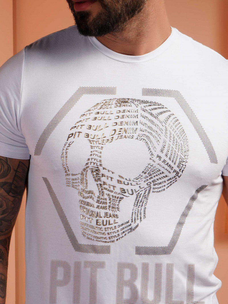 Camiseta Masculina Gola O Pit Bull Jeans Ref 79212