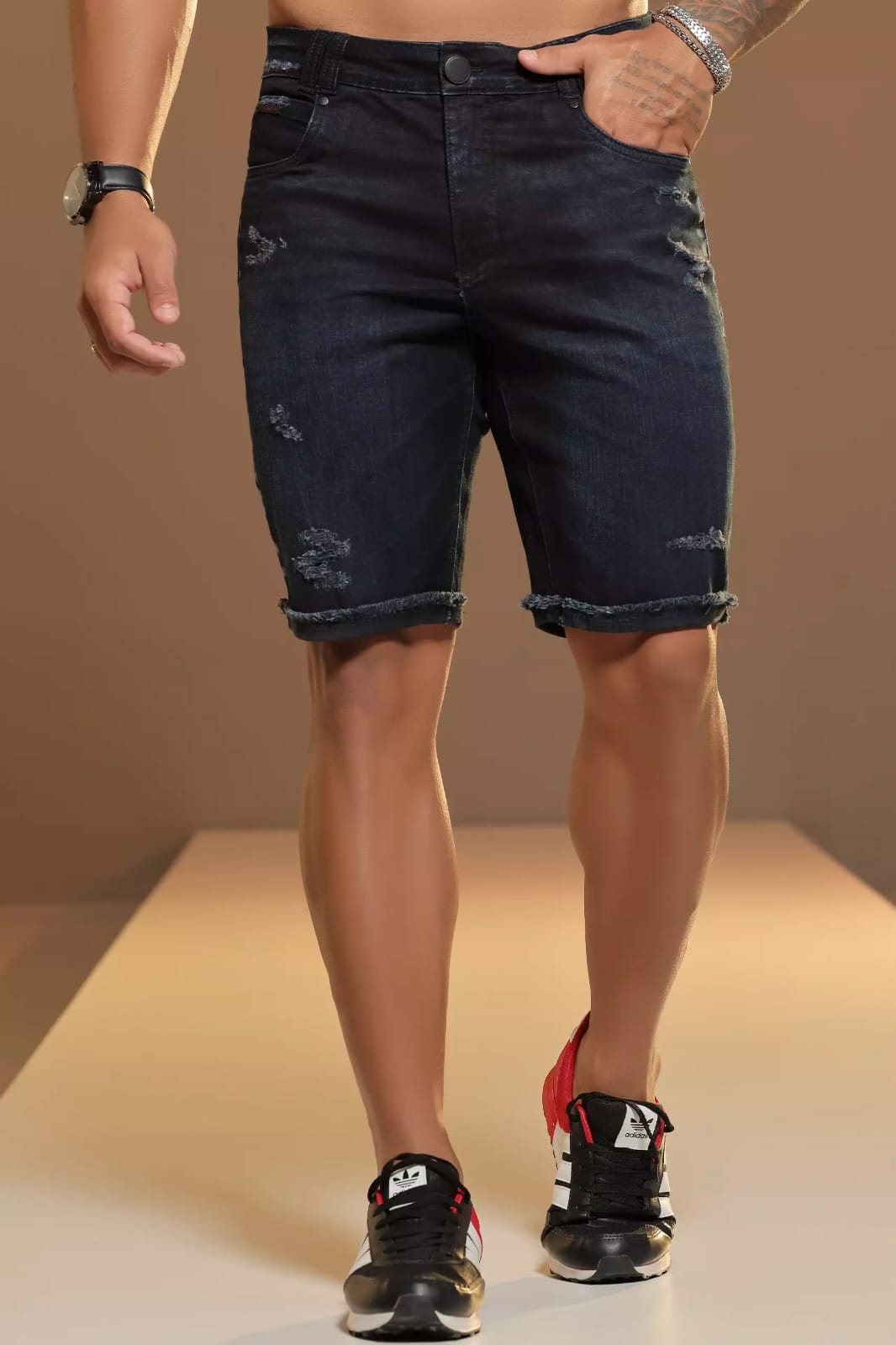 BERMUDA MASCULINA PIT BULL JEANS REF 86425