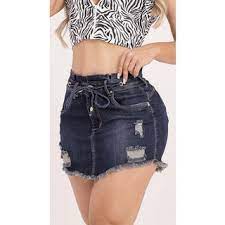 Mini Saia Rhero Jeans Ref 56578