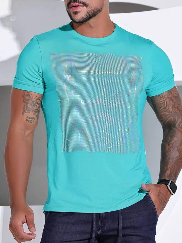 CAMISETA MASCULINA GOLA O Ref: 81504