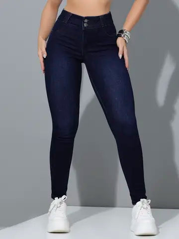 CALÇA SKINNY CASUAL PIT BULL JEANS COM CÓS LARGO E CONFORTÁVEL Ref: 87256