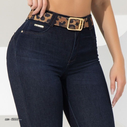 Calça Skinny Com Cinto Pit Bull Jeans Orginal Ref 41395