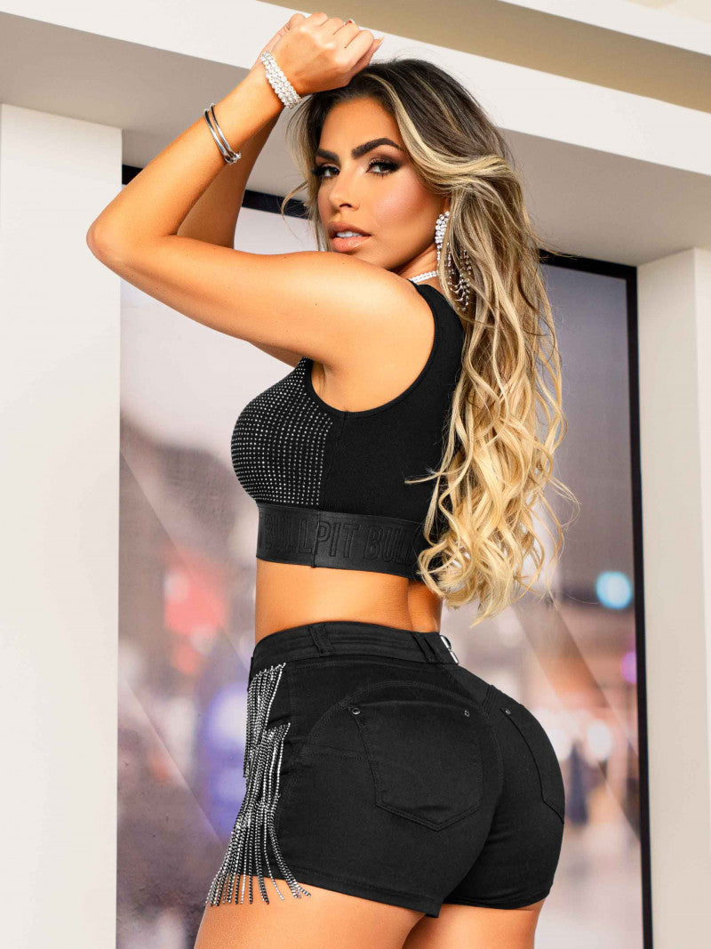 Short Conceito Color Pit Bull Jeans Ref 68937