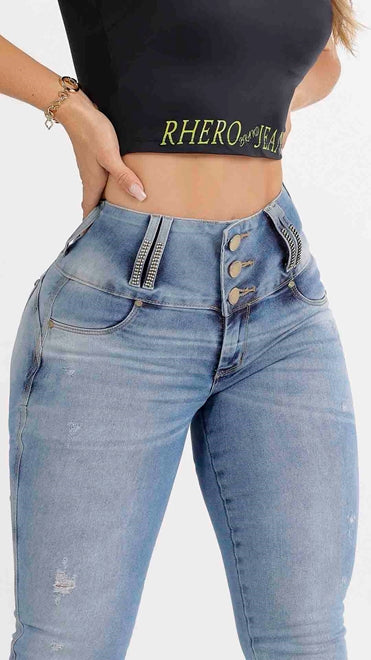 CALÇA CIGARRETE RHERO JEANS ORIGINAL REF 56636