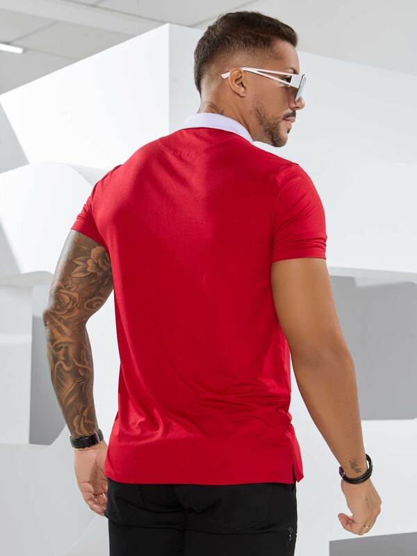 CAMISETA GOLA POLO MASCULINA PIT BULL Ref: 81793