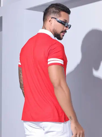 CAMISA POLO MASCULINA ELEGANTE E CONFORTÁVEL COM ESTAMPA PIT BULL Ref: 84384