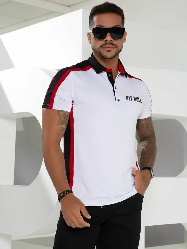 POLO MASCULINA PIT BULL JEANS    REF:83286