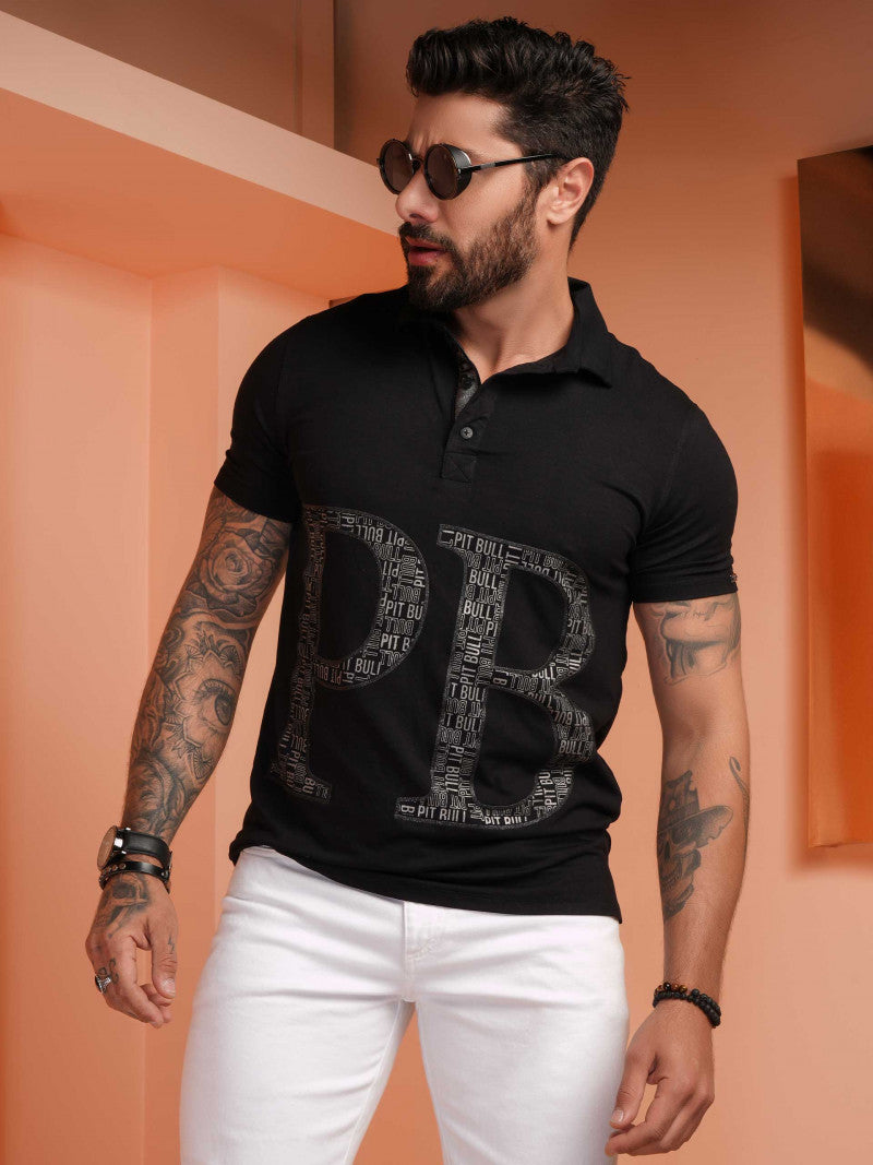 CAMISETA GOLA POLO MASCULINA PIT BULL JEANS REF 70571
