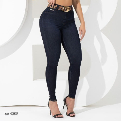 Calça Skinny Com Cinto Pit Bull Jeans Orginal Ref 41395