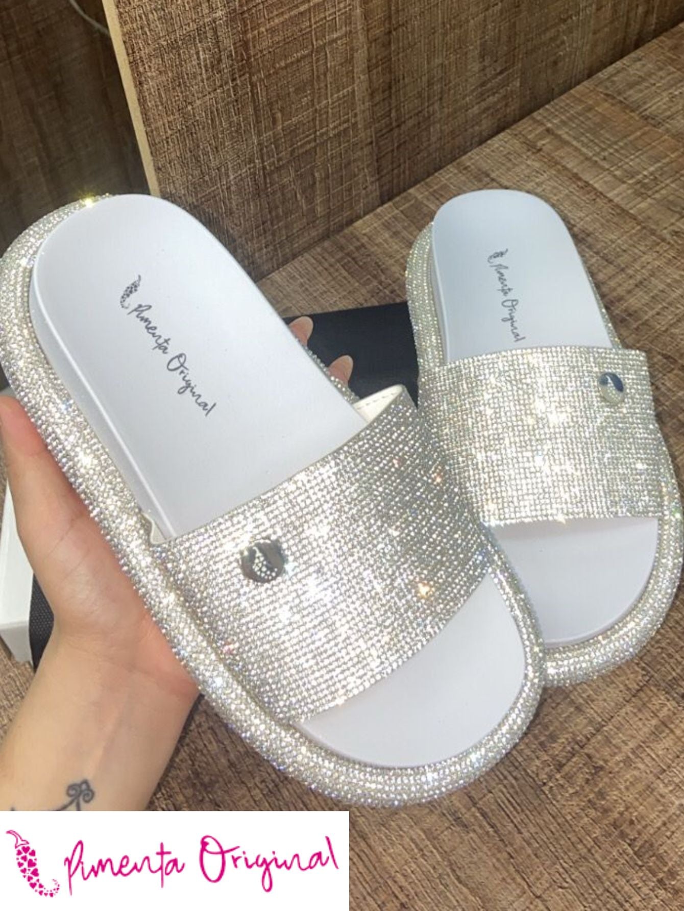 PAPETE STRASS SOLADO BAIXO PIMENTA ORIGINAL  REF 2599