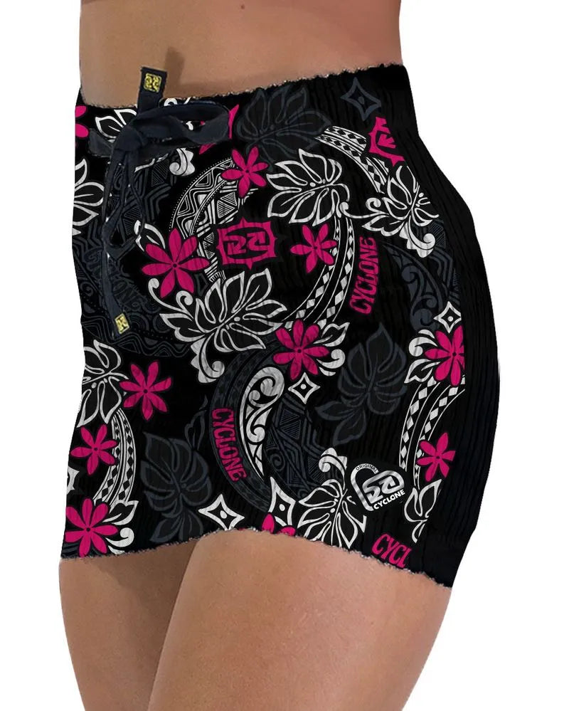 Saia Cyclone Veludo Hawaiian Flowers Light REF 130506731