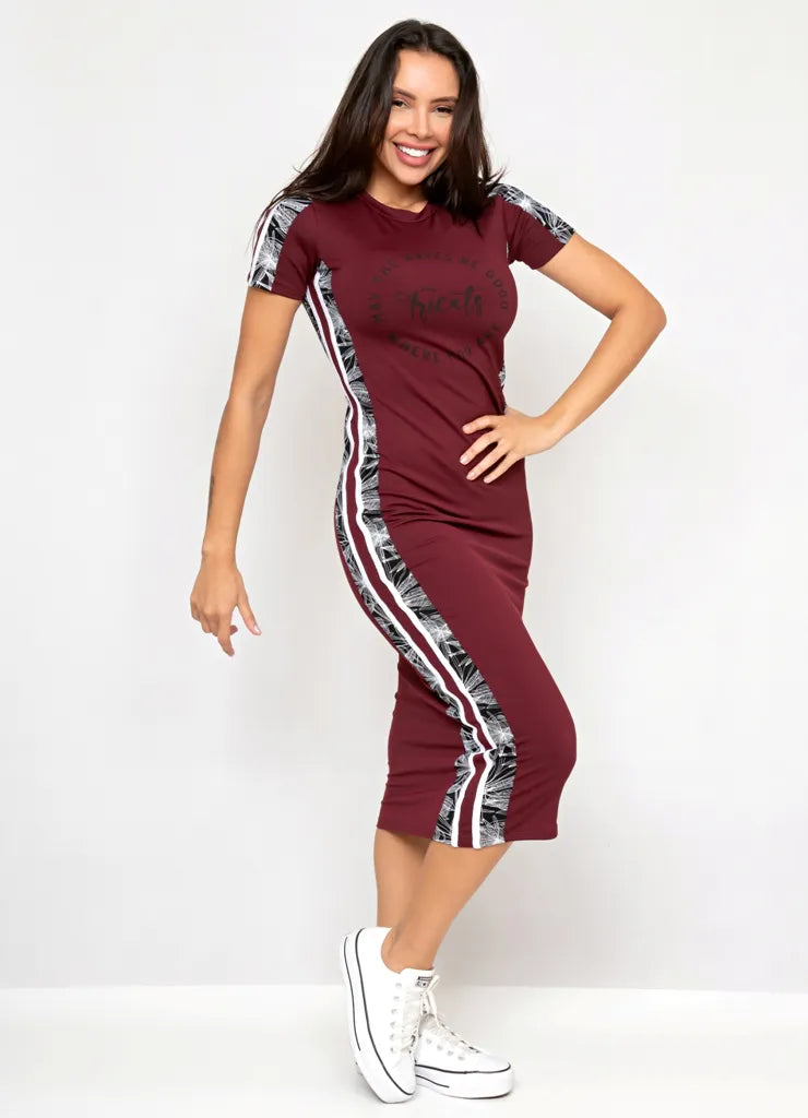 Vestido Midi Faixas Tricats Ref 31802