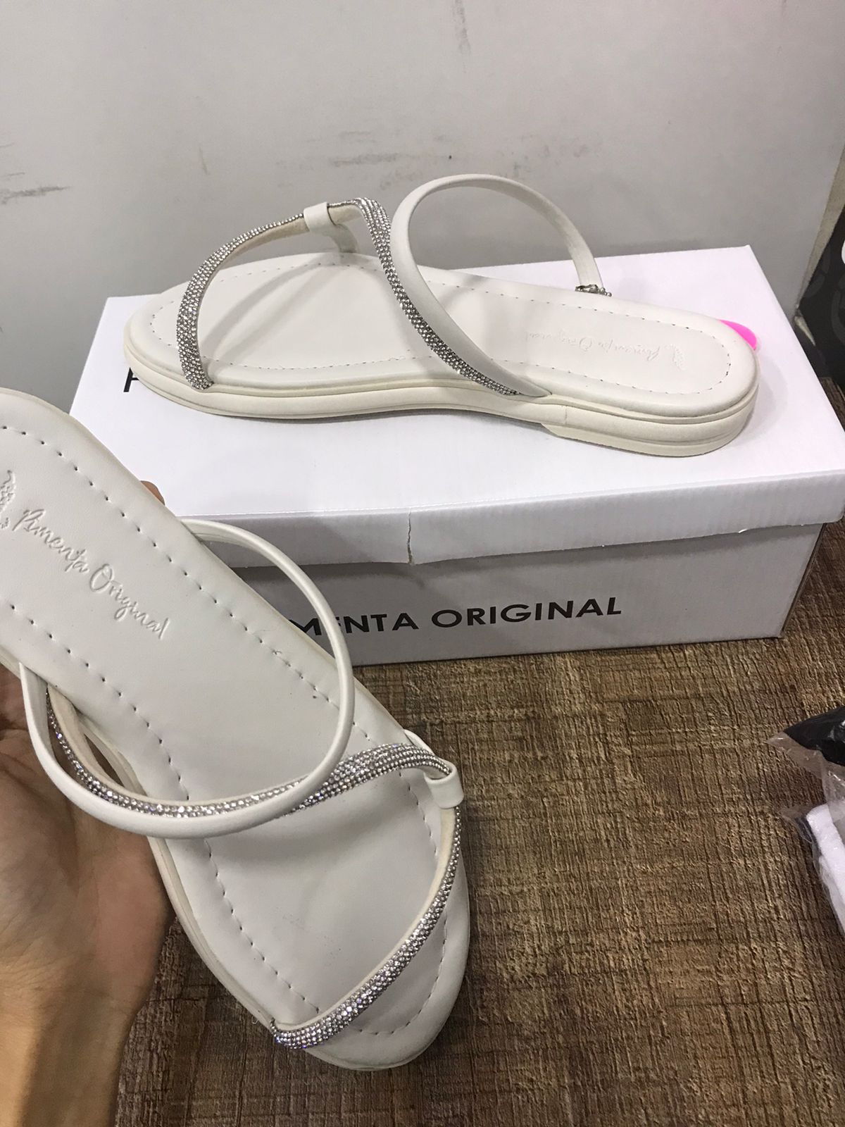 RASTEIRINHA COM STRASS MEIA CANA PIMENTA ORIGINAL REF 2418