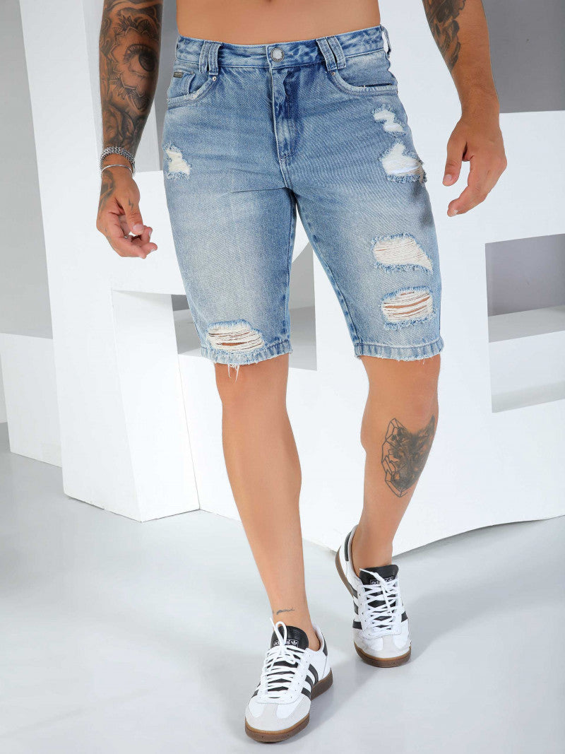 BERMUDA MASCULINA PIT BULL JEANS REF 80412