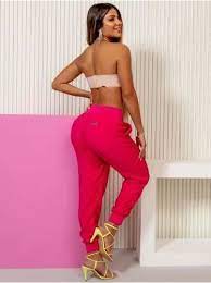 Calça Pit Bull Jeans Original Mais Soltinha Rosa Ref 62327