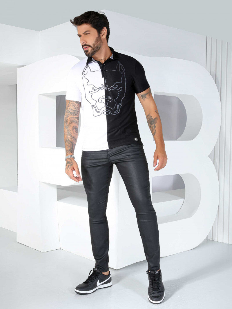 POLO MASCULINA PIT BULL REF 81007
