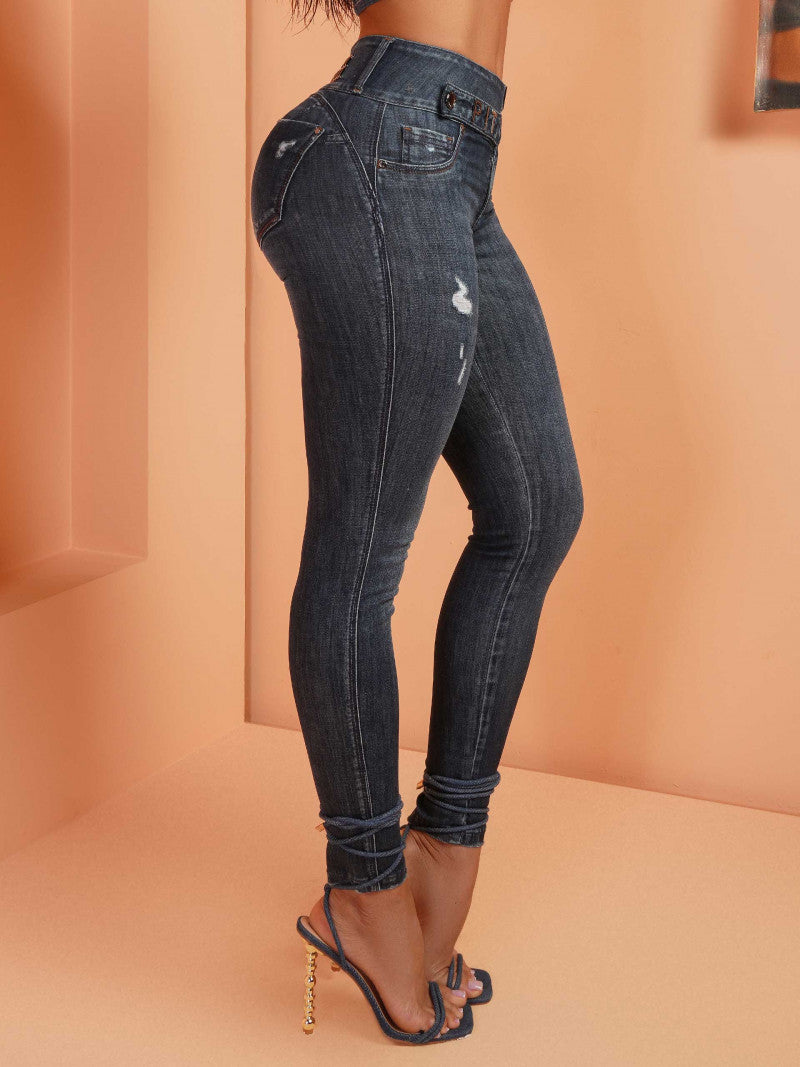 Calça Jeans Feminina Empina Pit Bull Ref 70239