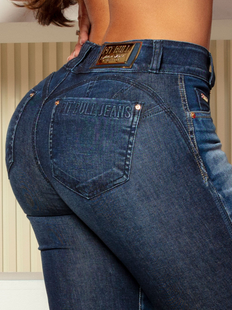 Calça Skinny Com Logomania Lateral 65224