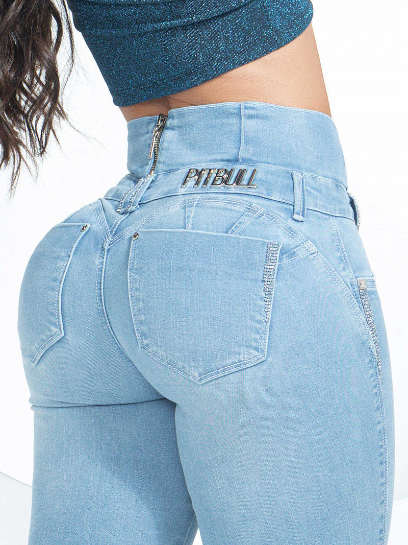 CALÇA JEANS CINTURA PERFEITA PIT BULL JEANS REF 70206