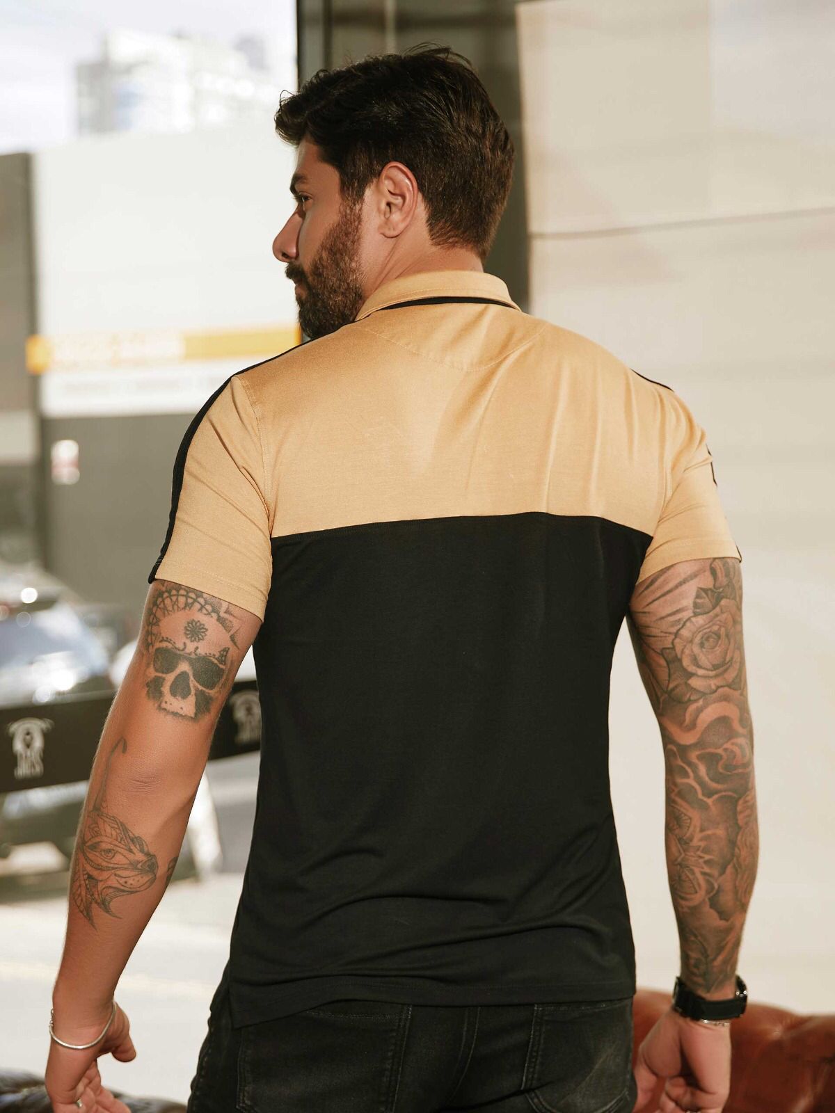 POLO MASCULINA PIT BULL JEANS REF 83955