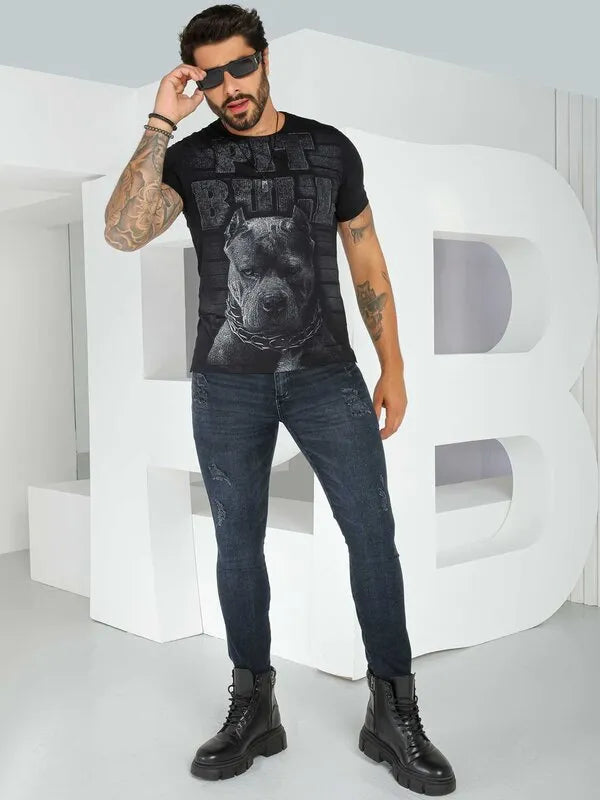 CALÇA MASCULINA JEANS BLACK PIT BULL JEANS Ref: 80484