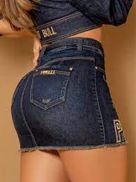 Mini saia Pit Bull Jeans Ref 67474