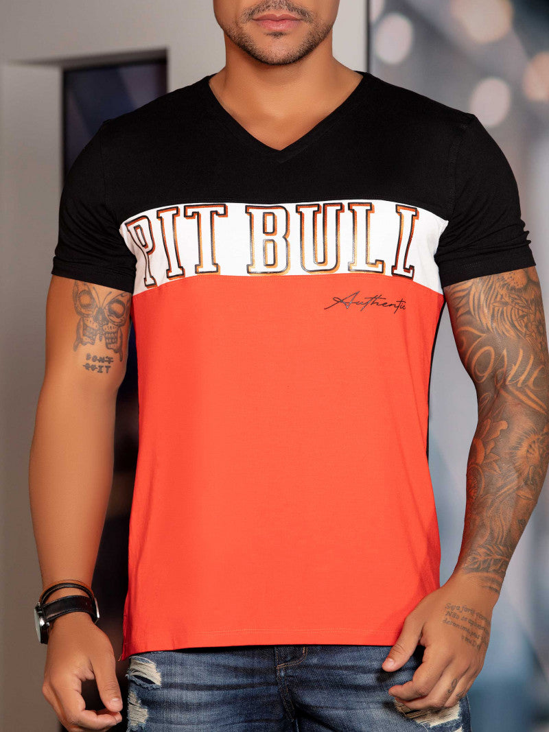 CAMISETA GOLA V PIT BULL JEANS REF 79498
