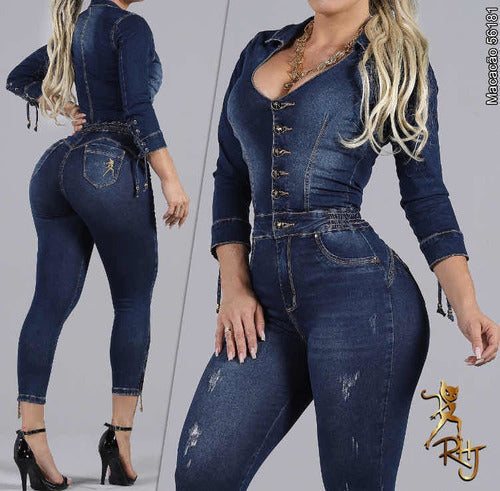 Macacão Rhero Jeans Original Ref 56181