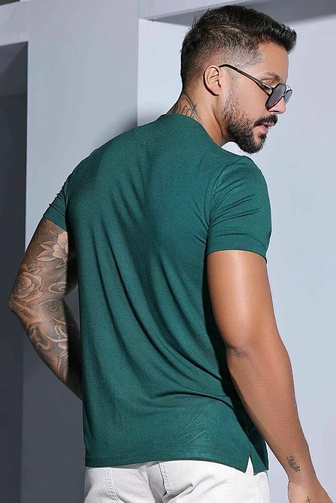 CAMISETA MASCULINA COM LOGOMANIA PIT BULL JEANS Ref: 84376