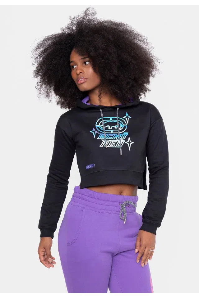 Moletom Cropped Feminino Ecko  Ref J010A