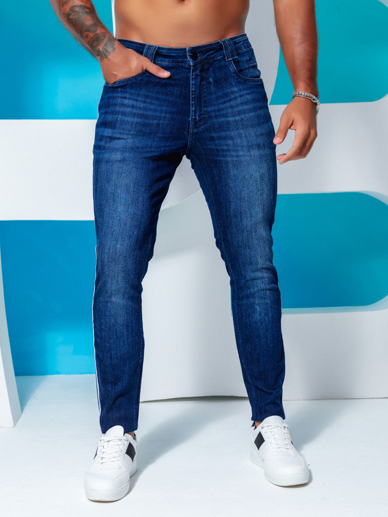 Calça Masculina Slim Fit Pit Bull Jeans Original Ref 60493