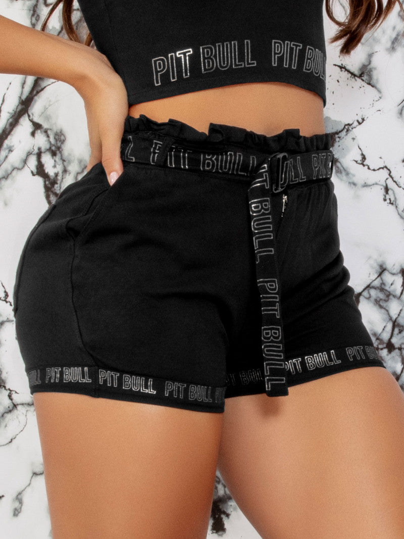 Short Clochard Com Cinto Empina Bumbum E Logomania 62742