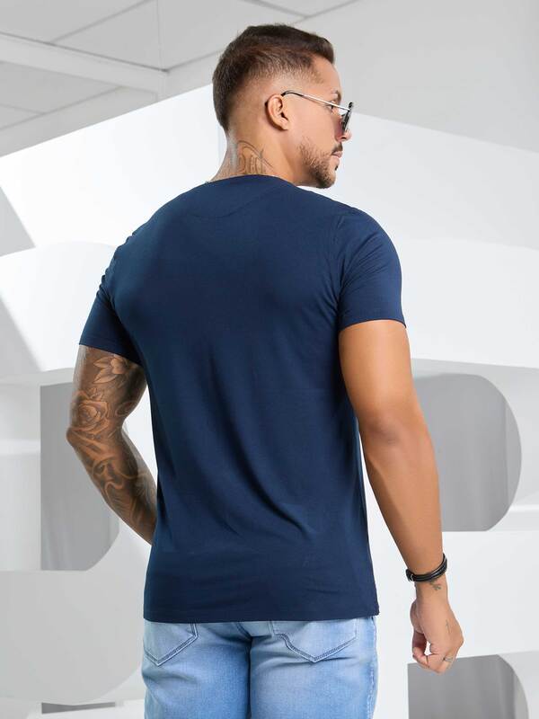 CAMISETA GOLA V MASCULINA  PIT BULL Ref: 81958