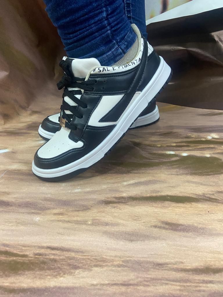 Tênis Sal e Pimenta   Feminino Ref SPS0046PB