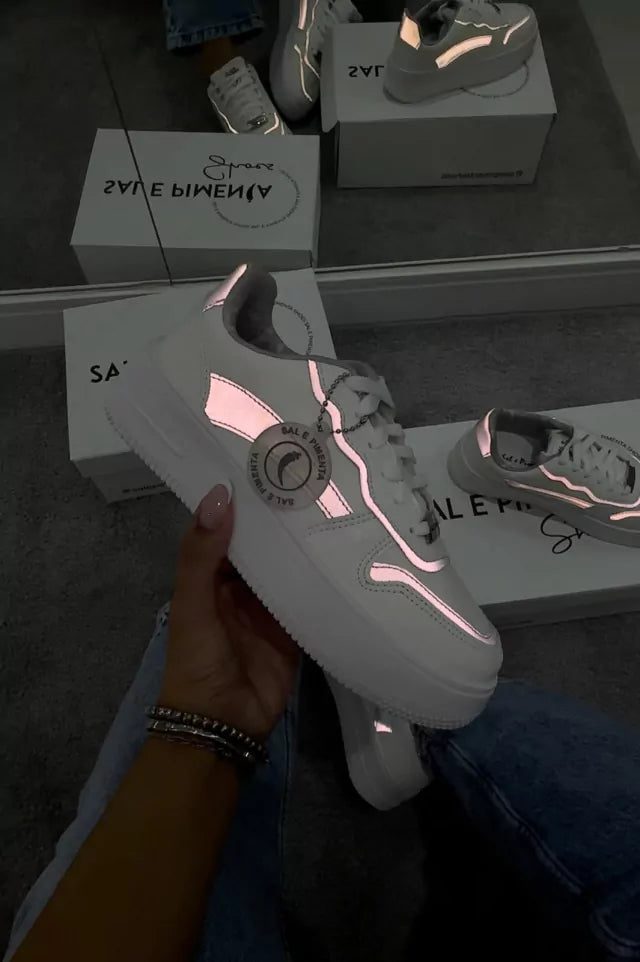 Tênis Sal e Pimenta Refletivo Ref SPS0011