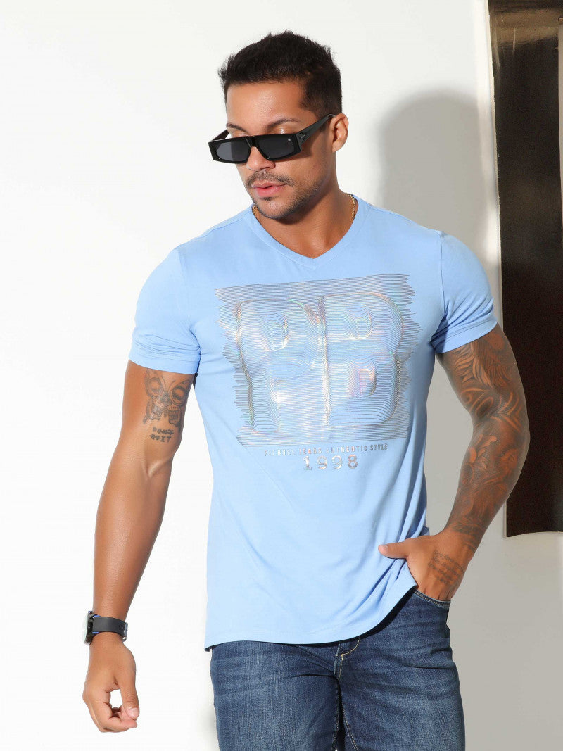 CAMISETA GOLA V PIT BULL ORIGINAL  REF 81238