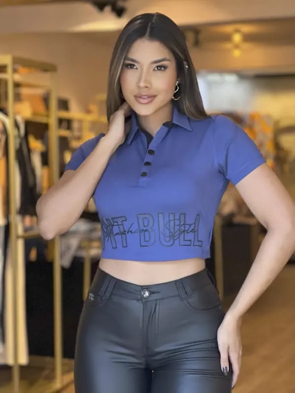 CROPPED POLO M/C PIT BULL JEANS REF 81476