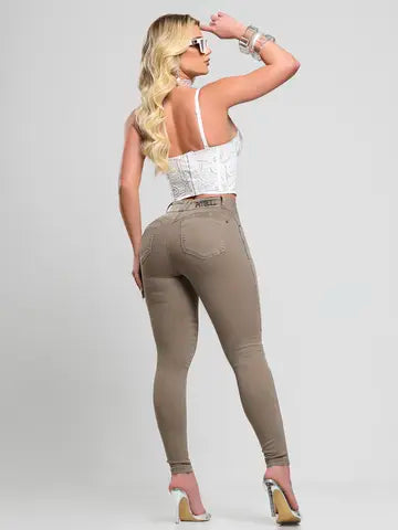 Calça Skinny Feminina Color Casual e Estilosa Pit Bull Jeans Ref: 87753