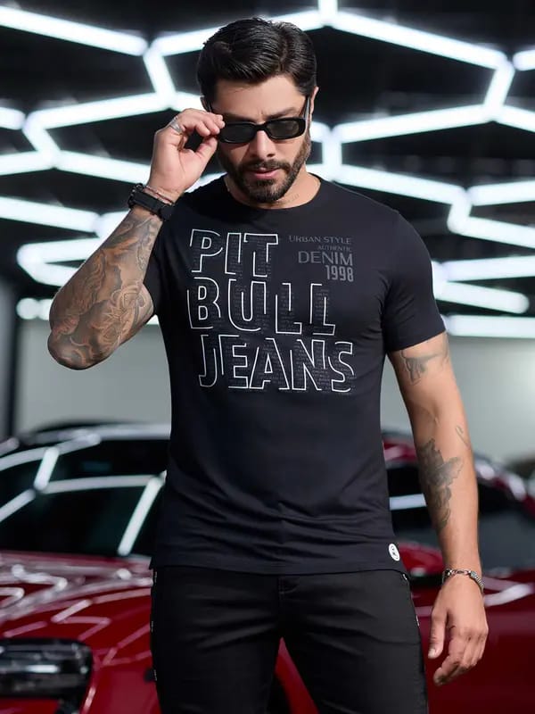 CAMISETA MASCULINA GOLA O SUPER ESTILOSA PIT BULL 82430