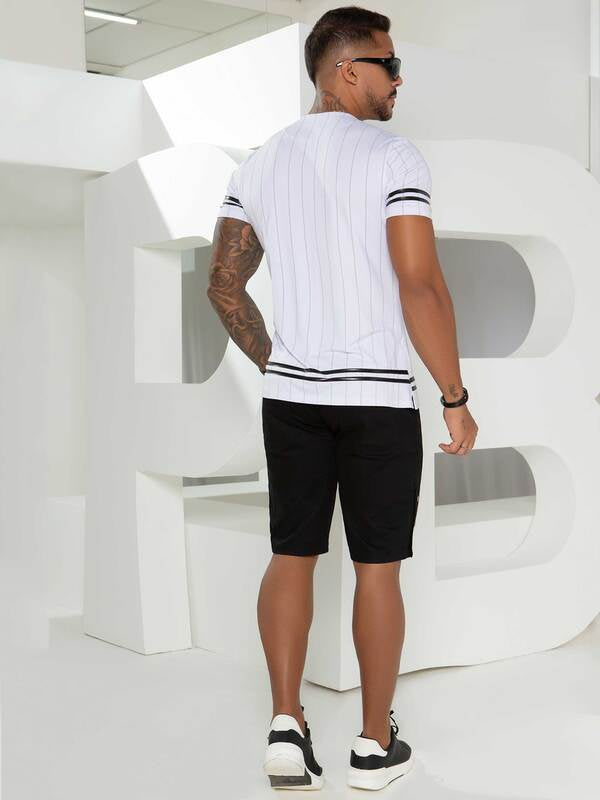 CAMISETA MASCULINA PIT BULL JEANS Ref: 82445