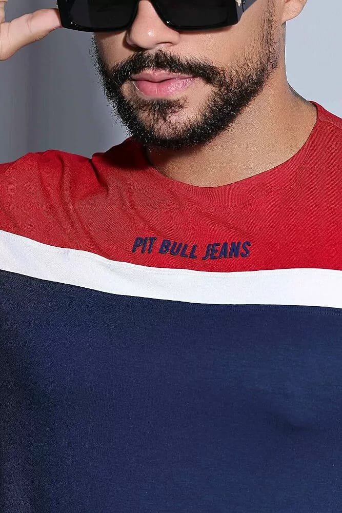 CAMISETA MASCULINA MANGA CURTA PIT BULL JEANS Ref: 84339