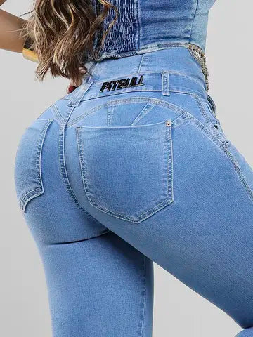 Calça Cintura Perfeita Clara Confortável e Sofisticada Pit Bull Jeans Ref: 87676