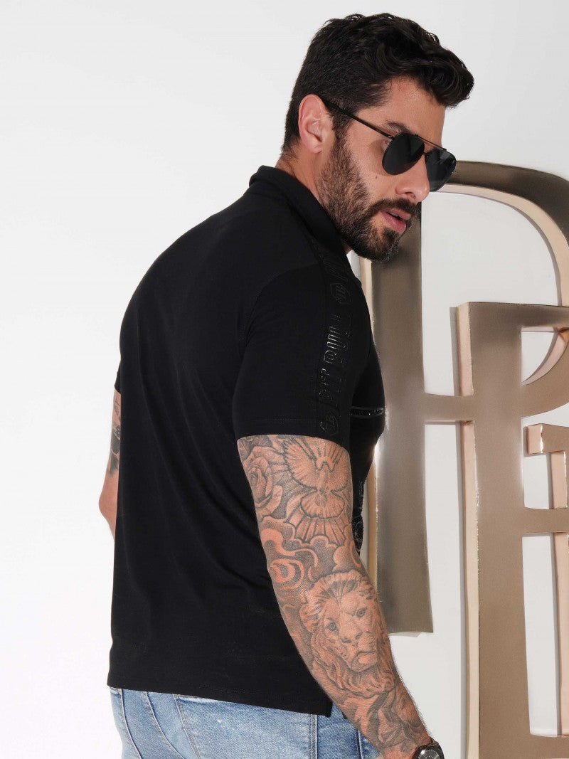 POLO MASCULINA PIT BULL JEANS REF 80094