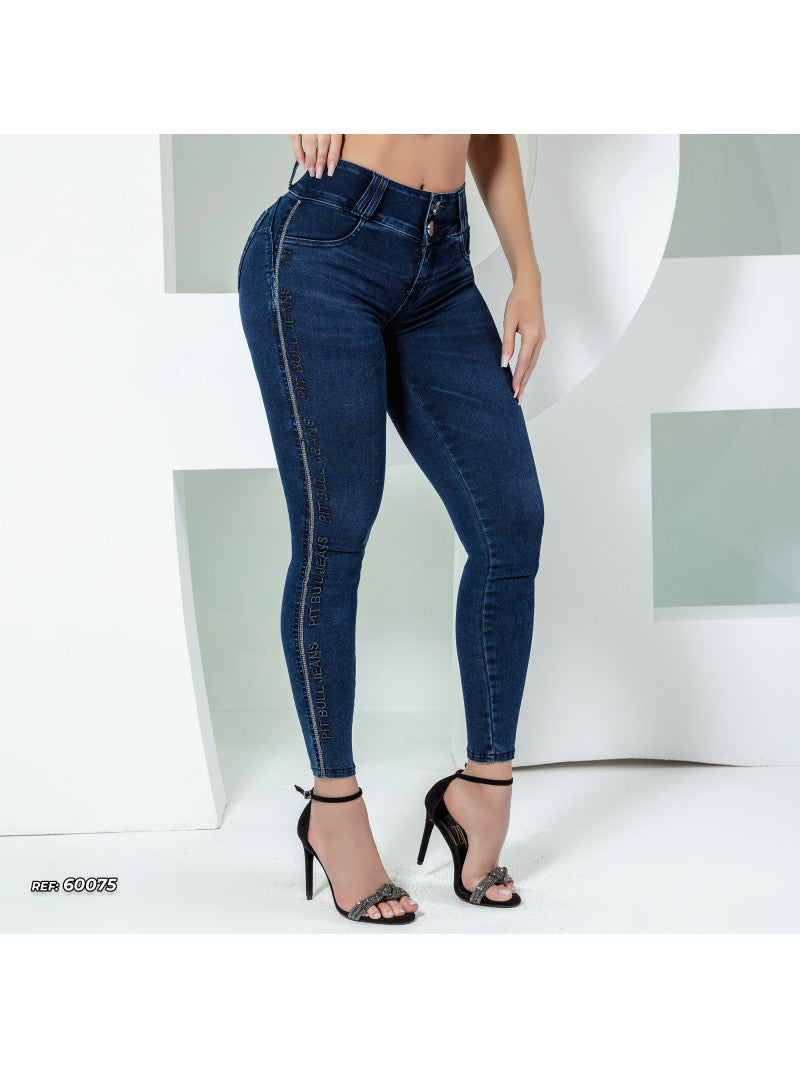 Calça Skinny Brilhante Pit Bull Jeans Original Ref 60075